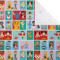 6M Wrapping Paper - 3 x 2M Rolls in 1 Disney Characters Design
