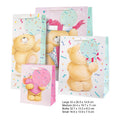 Any Occasion Gift Bags - 4 Pack in 4 Sizes & 4 Forever Friends Designs