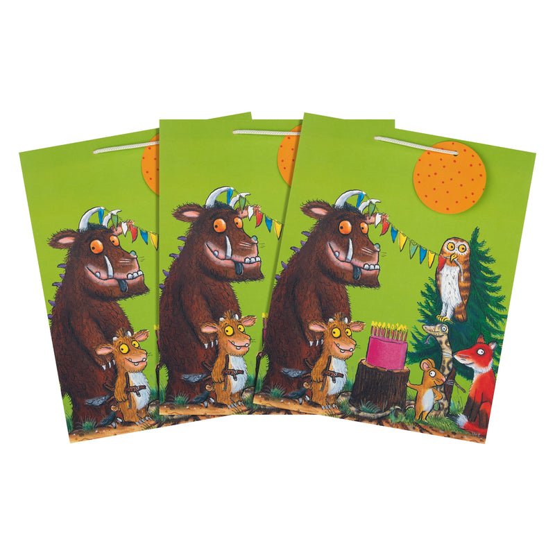 The Gruffalo Large Gift Bags - Pack of 3 in 1 Design