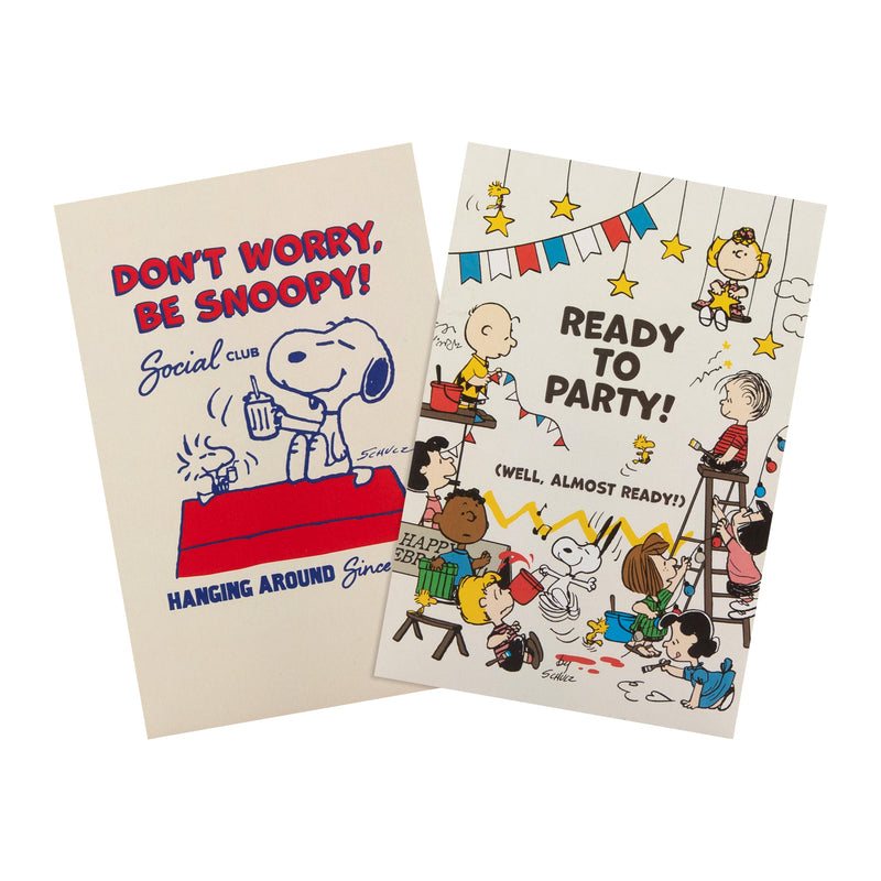 Pack of PEANUTS™ Postcards - 5 Cards in 5 Unique 75th Anniversary Commemorative Designs