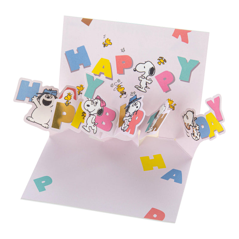 PEANUTS™ SNOOPY 'Colourful Banner' Birthday Card
