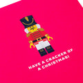 Christmas Card - Pink LEGO® Nutcracker Design