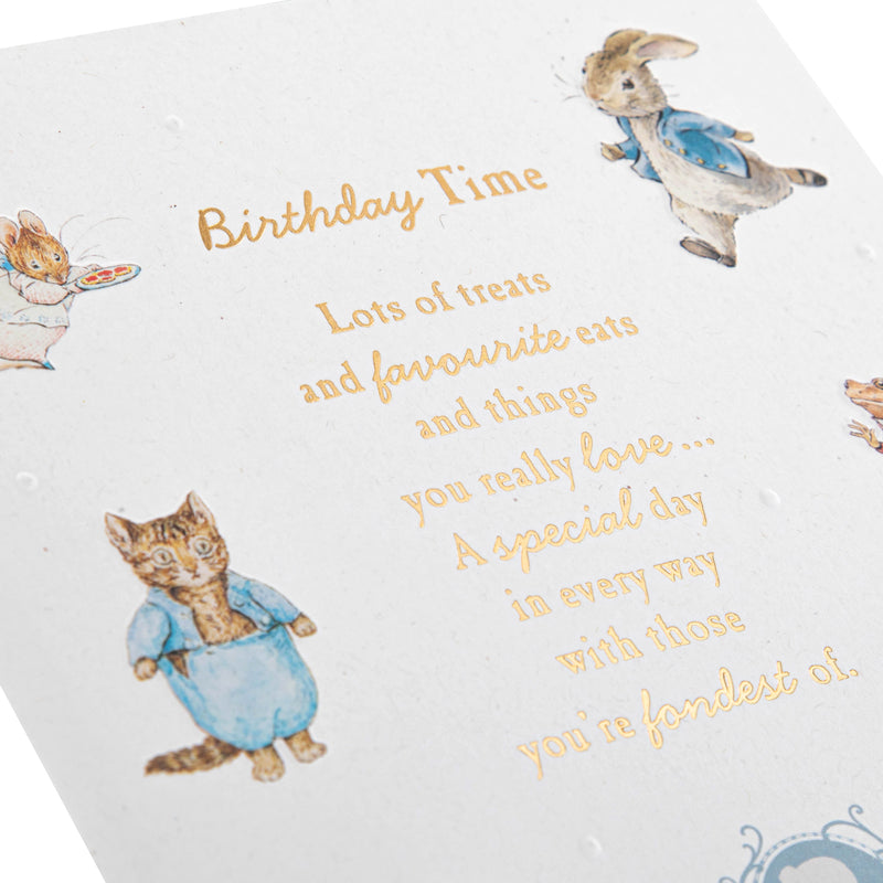 Beatrix Potter Peter Rabbit™️ Classic Multi-Character Design Birthday Card