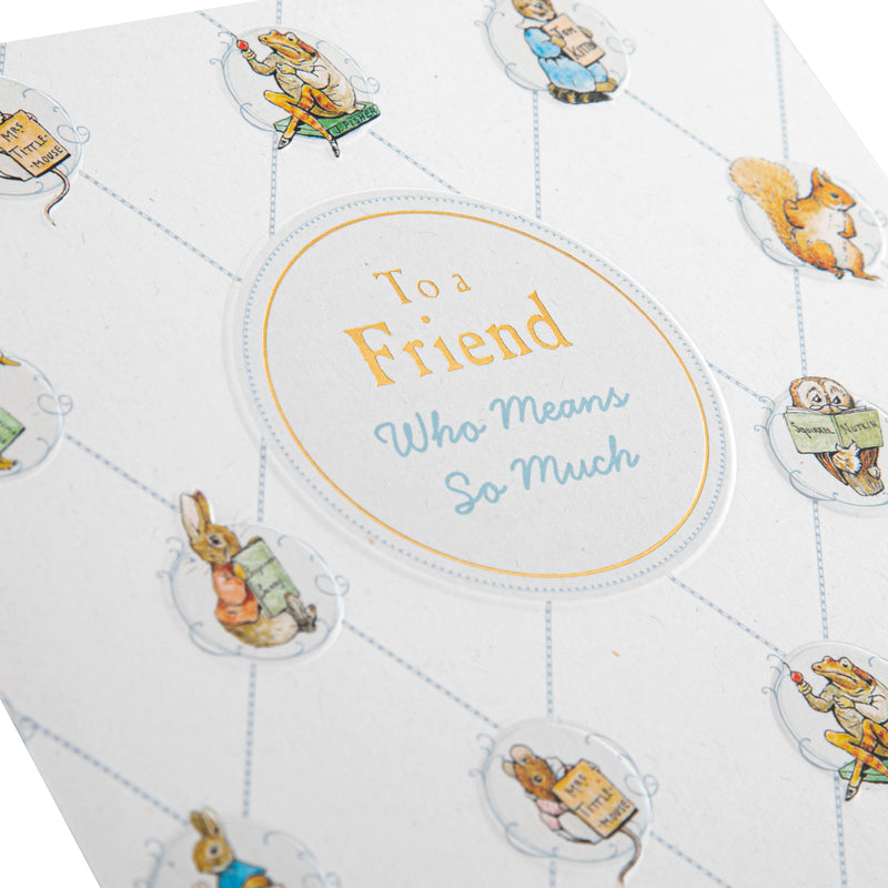 Beatrix Potter Peter Rabbit™️ Classic Multi-Character Grid Design Friend Card
