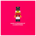Christmas Card - Pink LEGO® Nutcracker Design