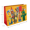 LEGO® Mini Figure Icons, Extra-Large Gift Bag - With Matching Gift Tag