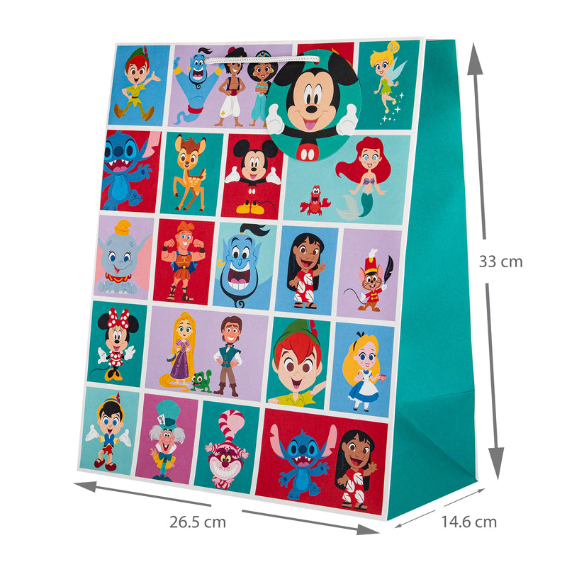Disney Characters Any Occasion Pack of 3 Large Gift Bags