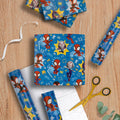 6M Wrapping Paper - 3 x 2M Rolls in 1 MARVEL Spidey & Friends Design