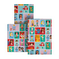 6M Wrapping Paper - 3 x 2M Rolls in 1 Disney Characters Design