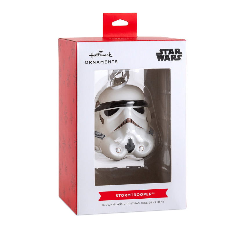 Star Wars™ Glass Ornament - Stormtrooper Helmet
