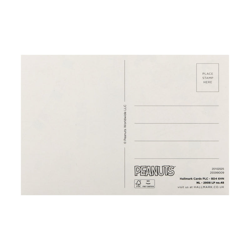 Pack of PEANUTS™ Postcards - 5 Cards in 5 Unique 75th Anniversary Commemorative Designs