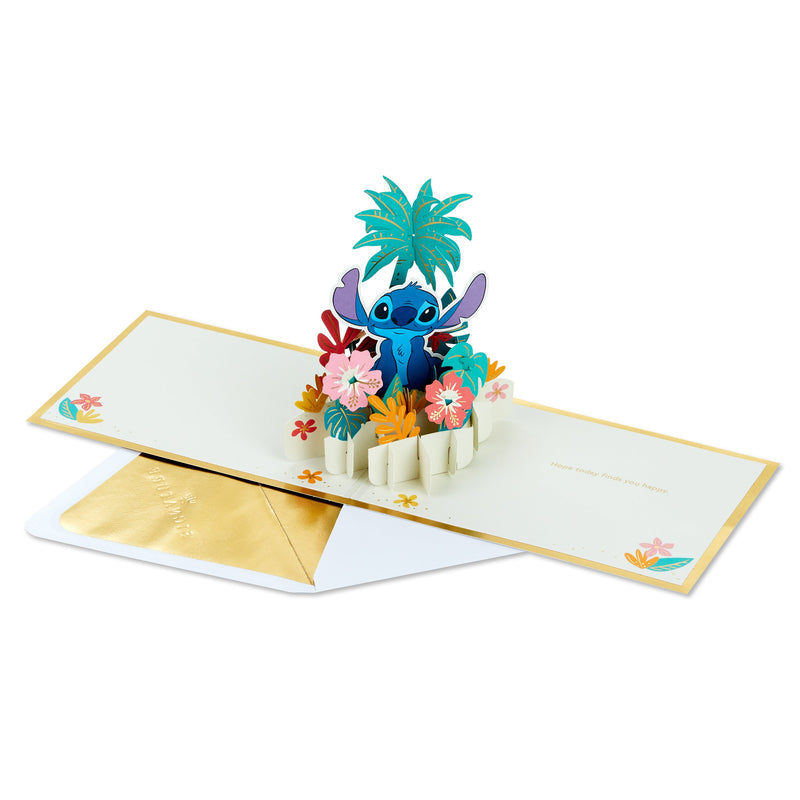 Any Occasion Card - 3D Pop-Up Disney Lilo & Stitch Design