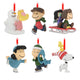 PEANUTS PEANUTS Gang Winter Activities Ornament (6 Pack)