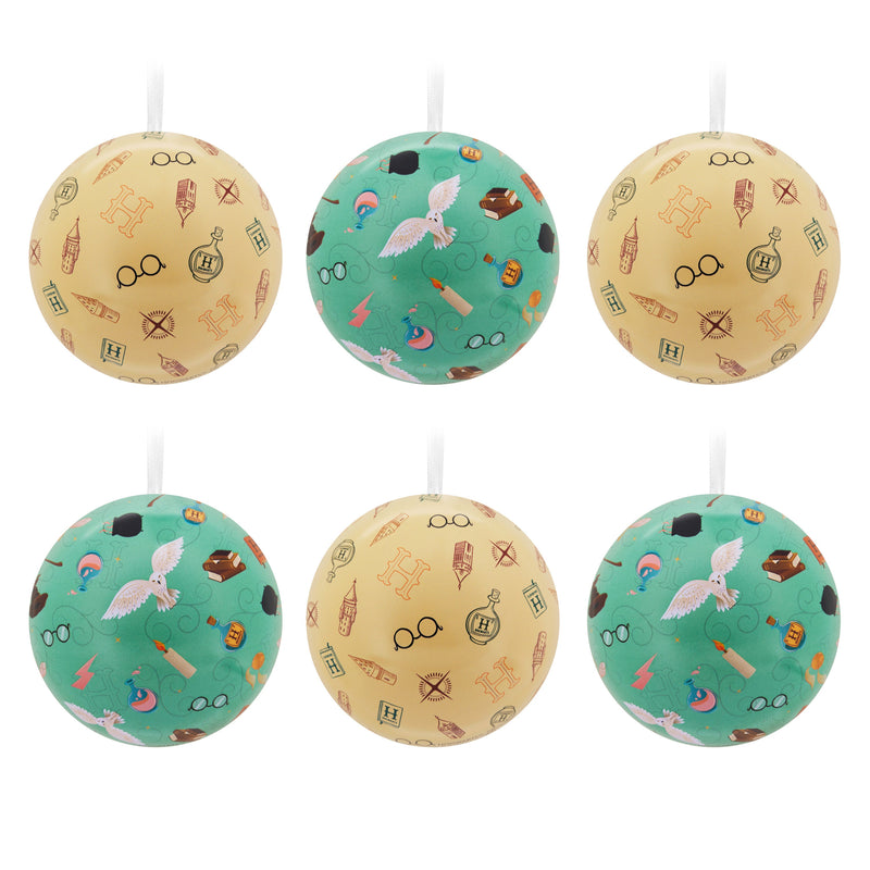 Harry Potter™ Tin Bauble Christmas Ornaments, Pack of 12