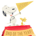Father's Day Card for Dad - 3D Pop-Up PEANUTS™ SNOOPY & WOODSTOCK