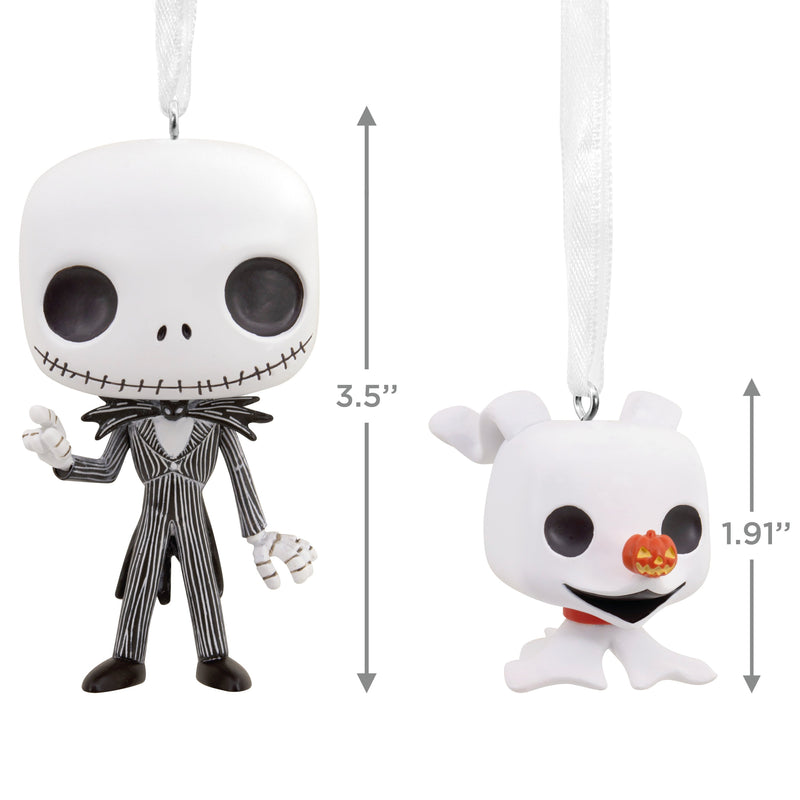 Funko POP! The Nightmare Before Christmas Ornaments - 2 Pack Jack & Zero