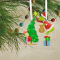 Storied Moments Dr Seuss Christmas Ornaments - Set of 2 - The Grinch & Cindy-Lou Who