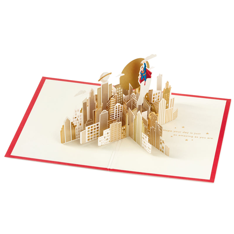 Any Occasion Card - 3D Pop-Up DC Comics Superman Design