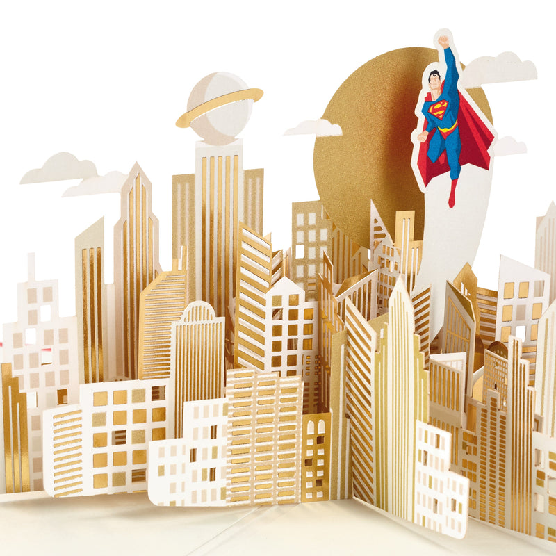 Any Occasion Card - 3D Pop-Up DC Comics Superman Design