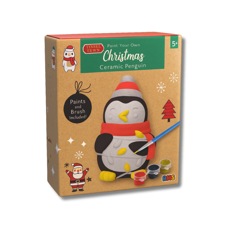 Paint Your Own Christmas Figure, side angle