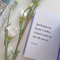 BUSY MUMS | NEW MUM CARE PACKAGE, close-up detail