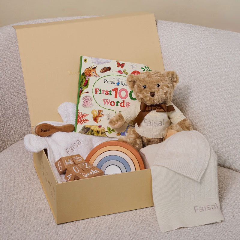 ULTIMATE LUXURY CASHMERE GIFT SET - IVORY collectible from The Baby Gifting Company