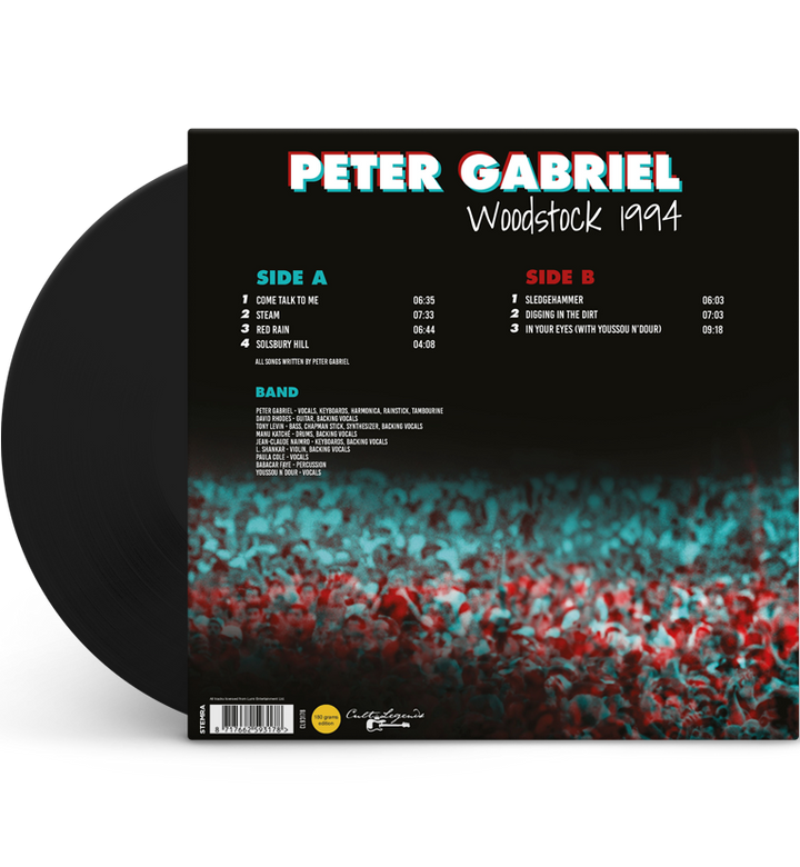 Peter Gabriel – Woodstock 1994 (12-Inch Album on 180g Vinyl)