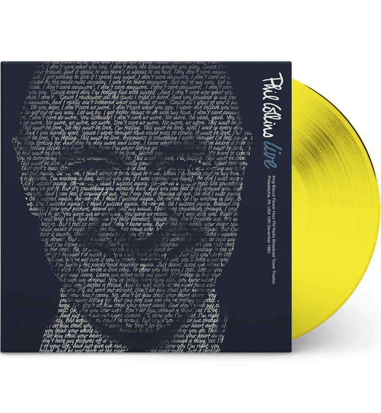 Phil Collins – Live (Special Edition 12-Inch Album on Yellow Vinyl) collectible from Coda Records