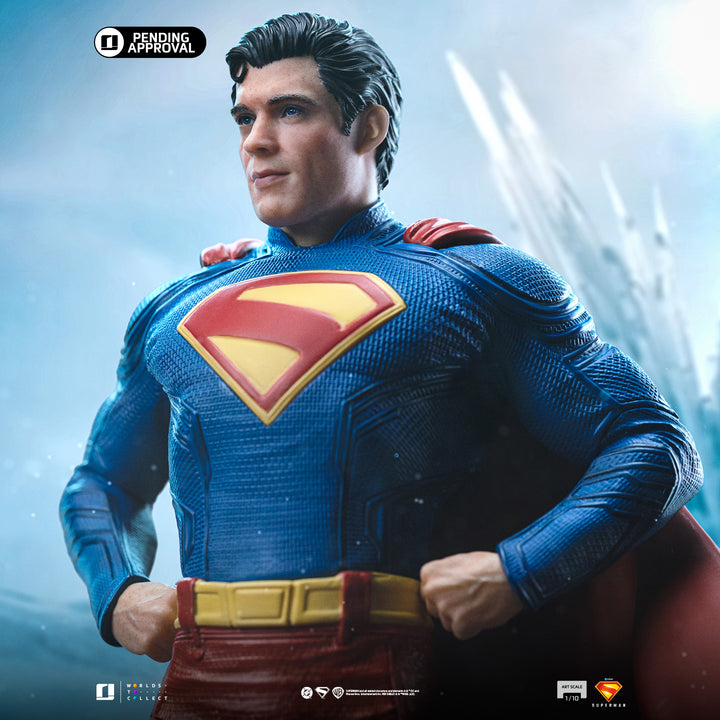 Iron Studios Superman (2025) Superman & Krypto 1/10 Art Scale Statue