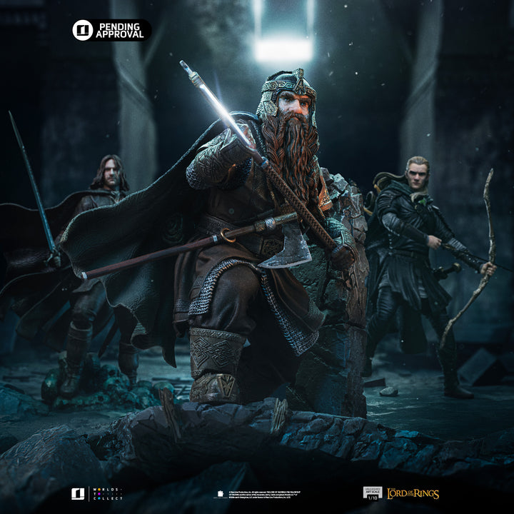 Iron Studios The Lord of the Rings Gimli Unleashed 1/10 Art Scale Limited Edition Statue