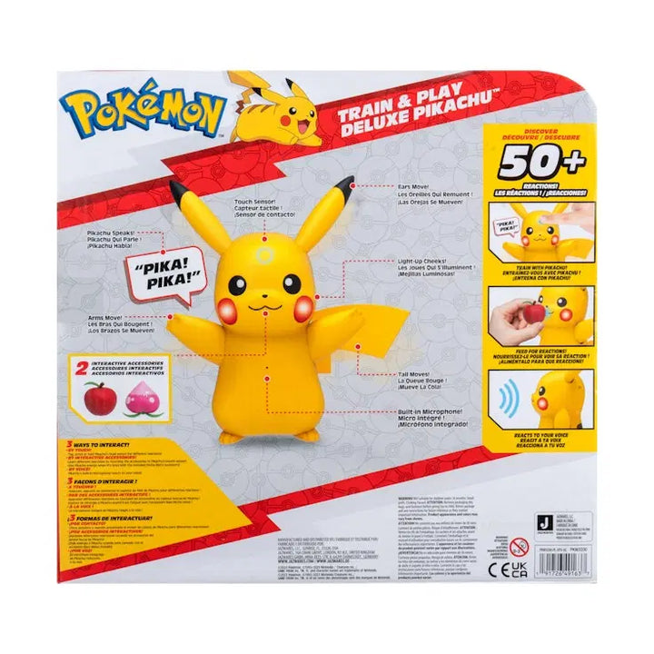 Pokémon Train and Play Deluxe Pikachu Figure