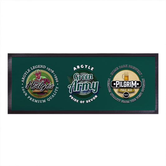 Plymouth - Football Legends - Bar Runner collectible from https://britishmade.gifts/