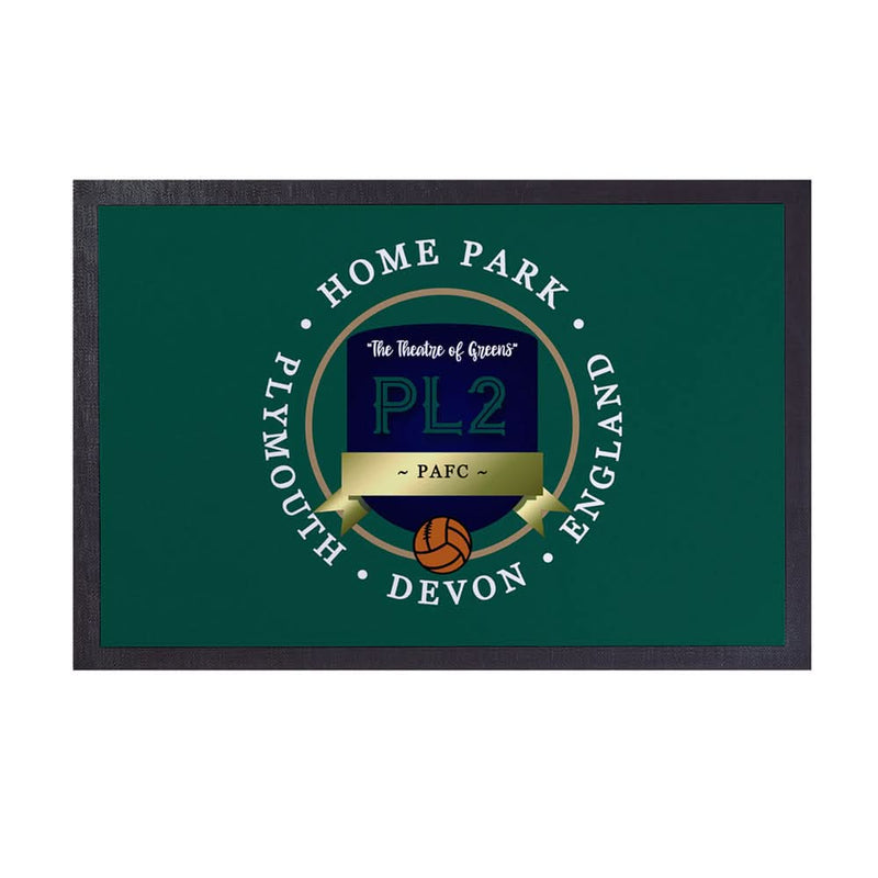 Plymouth Home Park - Football Legends - Door Mat -60cm X 40cm collectible from https://britishmade.gifts/