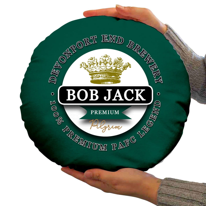 Plymouth Jack - Football Legends - Circle Cushion 14 collectible from https://britishmade.gifts/
