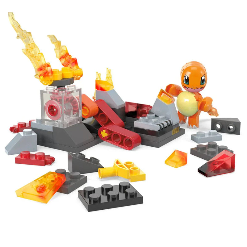 Mega Bloks - Pokemon Adventure Builder - Charmander's Fire Spin, close-up detail