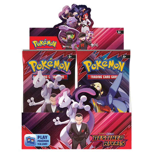 Pokemon Scarlet and Violet Destined Rivals Booster Box 36 Packs (Factory Sealed), alternate view
