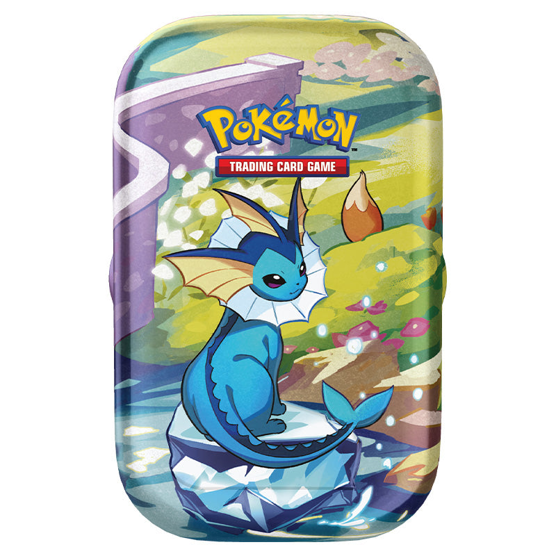 Pokemon TCG - Scarlet & Violet Prismatic Evolutions Mini Tin - Vaporeon