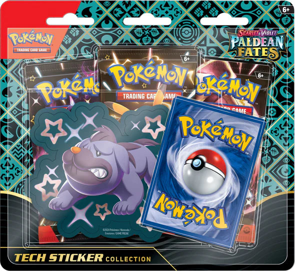 Pokemon TCG: Scarlet & Violet Paldean Fates - Tech Sticker Collection Maschiff