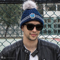 Harry Potter Ravenclaw Pompom Beanie, side angle
