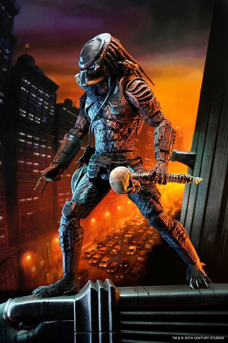 Predator 2 City Hunter Poster Series 7" Scale Action Figure close up detail
