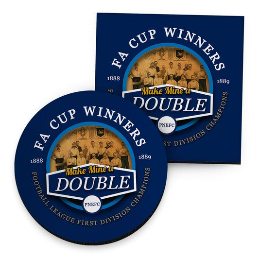 Preston Double - Football Coaster - Square Or Circle collectible from https://britishmade.gifts/