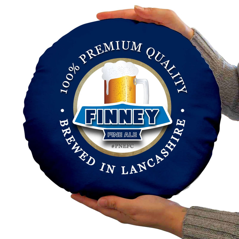 Preston Finney - Football Legends - Circle Cushion 14 collectible from https://britishmade.gifts/