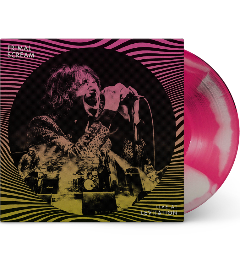 Primal Scream – Live at Levitation (Limited Edition 12-Inch Album on Pink and White Swirl Vinyl) collectible from Coda Rec...