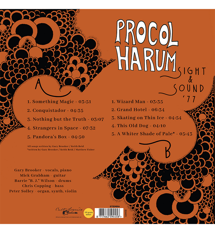 Procol Harum – Sight & Sound ’77 (12-Inch Album on 180g Vinyl)