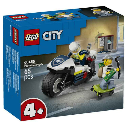 LEGO 60455 Police Motorcycle Chase collectible from AJ Toys & Books