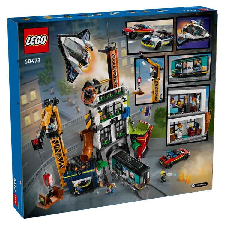 LEGO 60473 The City Tower, close-up detail