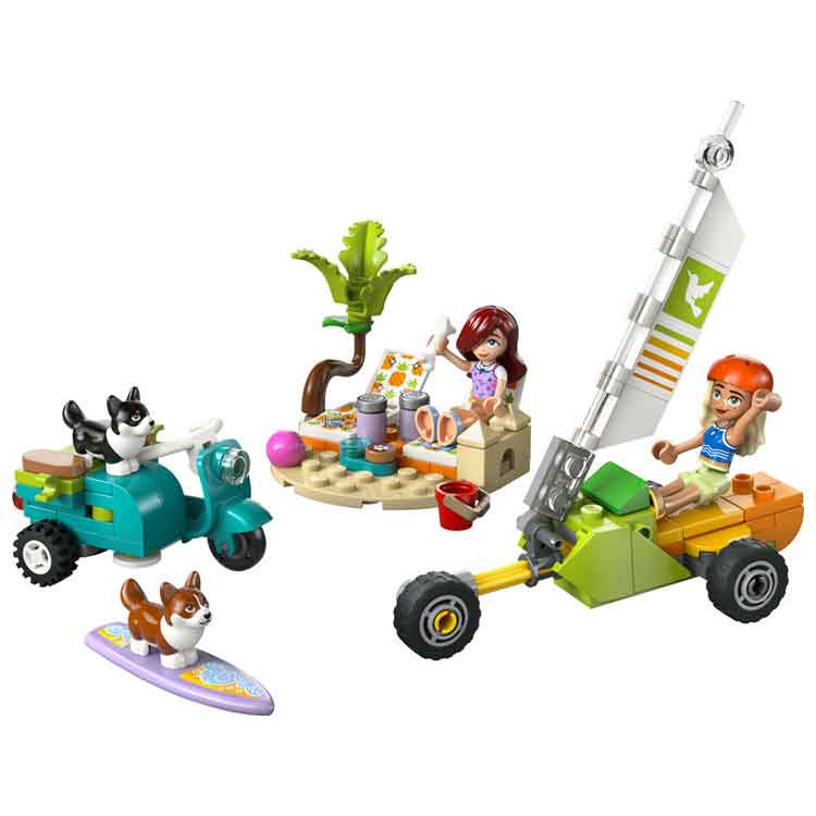 LEGO 42641 Surfing Dogs and Scooter Adventure, alternate view
