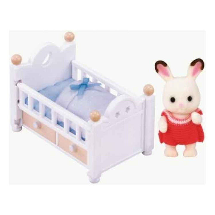 Sylvanian Families Chocolate Rabbit Baby Set