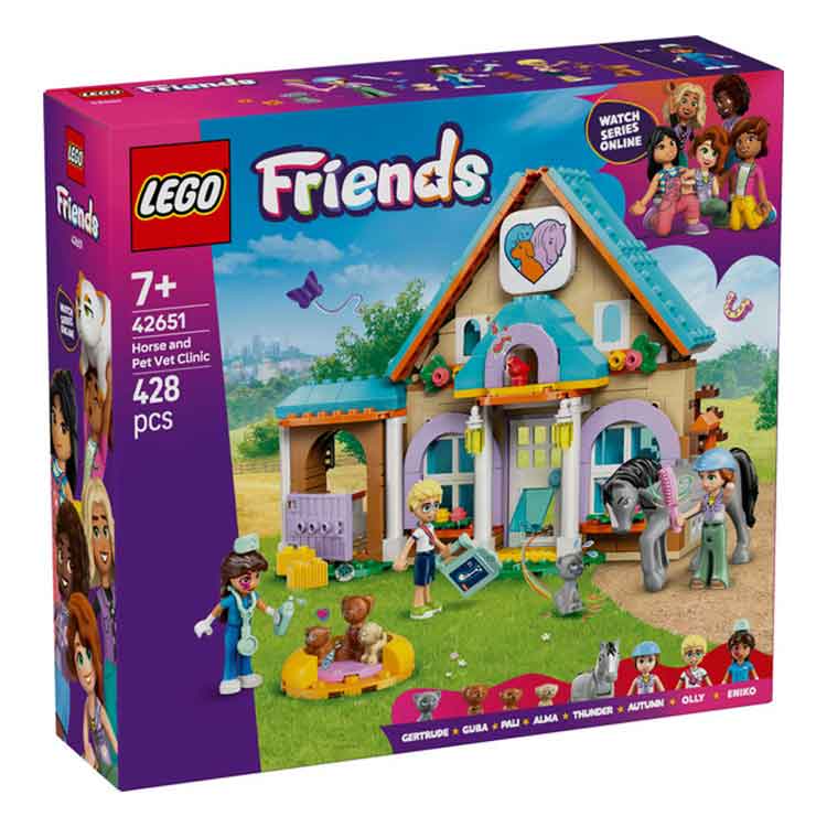 LEGO 42651 Horse and Pet Vet Clinic collectible from AJ Toys & Books