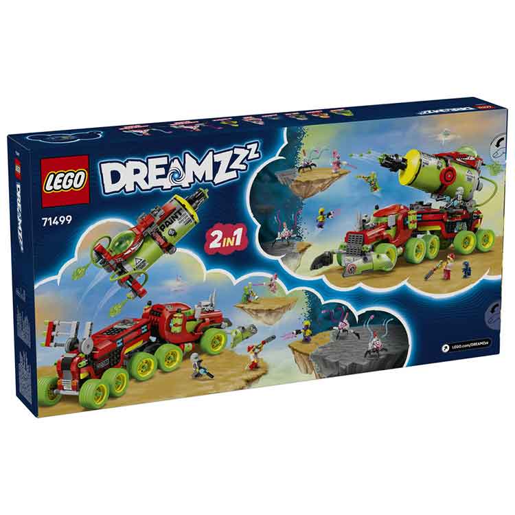 LEGO 71499 Mateo's Spray Paint Truck, side angle